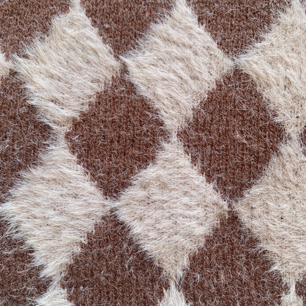 Yet Again Fuzzy Argyle Knit Vest - Picture 11 of 13